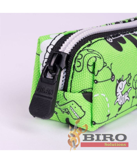 Penar școlar Milan "Tandem" cu 4 compartiment, echipat